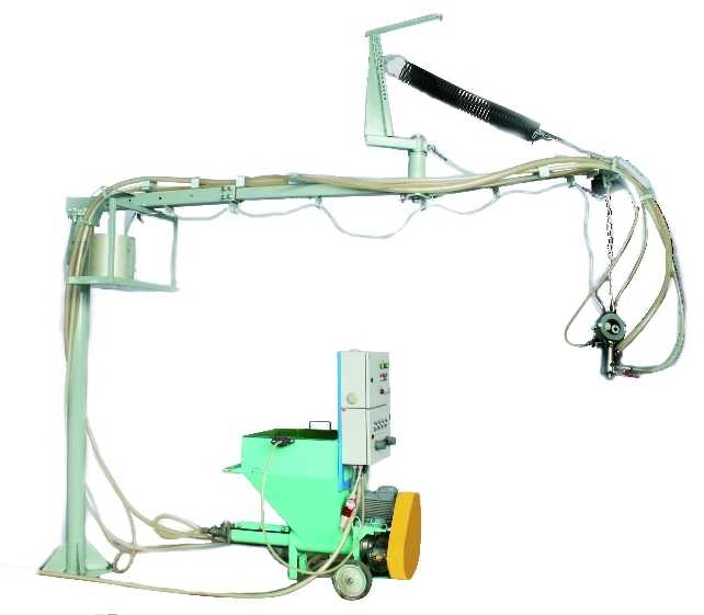 GFRC equipment with gerorotor pump